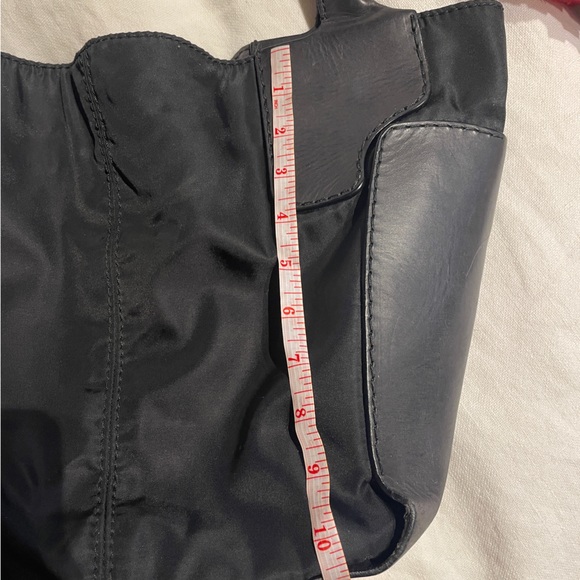 Authentic JIL SANDER (Original) Made in Italy | Mixed-Material Tote Black - Picture 12 of 16